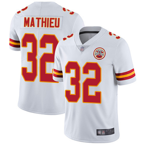 Men Kansas City Chiefs #32 Mathieu Tyrann White Vapor Untouchable Limited Player Football Nike NFL Jersey